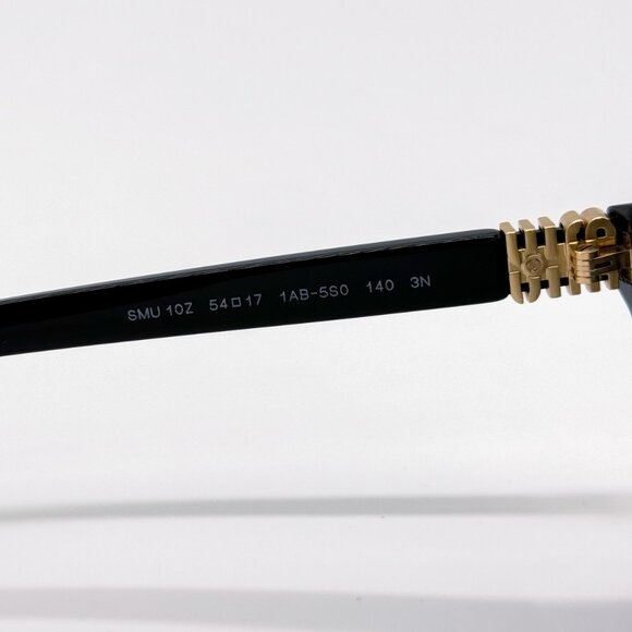 NEW MIU MIU MU10ZS 1AB5S0 WOMEN SUNGLASSES SMU 10Z 1AB5S0 BLACK EYEWEAR MU 10ZS - Picture 9 of 11